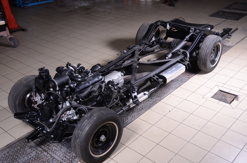 Restaurierte Chassis